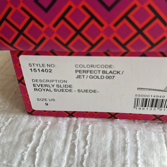 Tory Burch Everly slide Rose Gold Studded Slides sz 9.5 - Picture 10 of 10